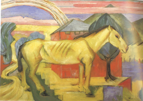 Long Yellow Horse (mk34)